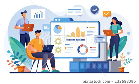 Easily manage employee data, track performance, and streamline onboarding with our user-friendly HR software.  Simplify HR. 132688390