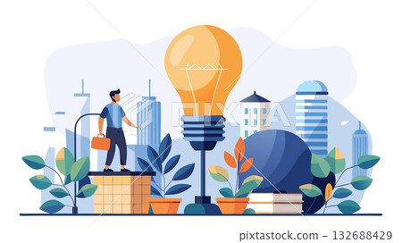 Simple yet impactful changes, such as swapping incandescent bulbs for LEDs, drastically reduce energy consumption. 132688429