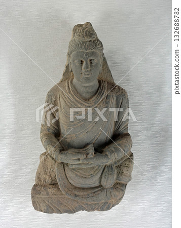 Gandharan Buddhist sculptures on display at the Taxila Museum in the ancient city of Taxila, Pakistan Gandharan Buddhist sculptures on display at the Taxila Museum in the ancient city of Taxila, Pakistan 132688782
