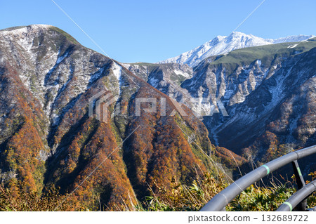 鳥海藍線：從停車場可欣賞秋田縣鳥海山白雪皚皚的壯麗景色 132689722
