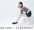 Fashion portrait of young woman 132690087