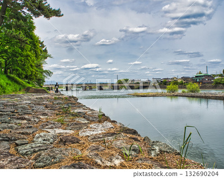 Byodoin Temple Phoenix Hall in Uji (Uji City, Nara Prefecture, Summer) 132690204