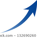 向上箭頭（藍色） 132690260