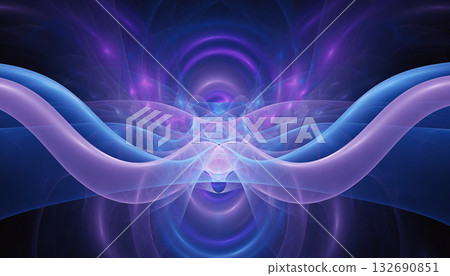 一款精美絕倫的紫色和藍色漸變網格背景 132690851