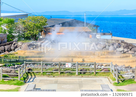 Obama Onsen Yudana in early autumn, Unzen City, Nagasaki Prefecture Obama Onsen Yudana in early autumn, Unzen City, Nagasaki Prefecture 132690971