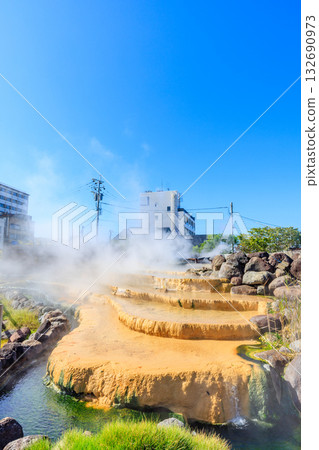 Obama Onsen Yudana in early autumn, Unzen City, Nagasaki Prefecture 132690973