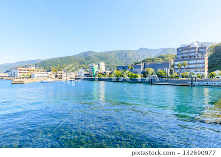 View from Obama Onsen in early autumn, Unzen City, Nagasaki Prefecture 132690977