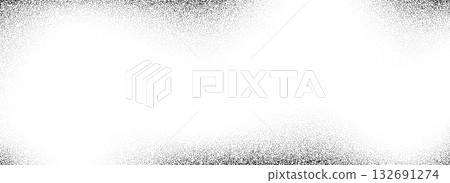 Noise grain background texture. Black sand speckle effect overlay. Fading dotted gradient backdrop. Stippled grainy halftone wallpaper. Gritty grunge distressed texure. Vector dusty rough dirty cover Noise grain background texture. Black sand speckle effect overlay. Fading dotted gradient backdrop. Stippled grainy halftone wallpaper. Gritty grunge distressed texure. Vector dusty rough dirty cover 132691274