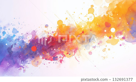 Splash Art Abstract Colorful Background Material Texture Brush Strokes Stain Brush Strokes Paint 132691377