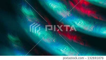 Blur psychedelic fluid. Oil abstraction. Green orange blue colorful drop ink bubbles water texture floating on acrylic art neon background. Blur psychedelic fluid. Oil abstraction. Green orange blue colorful drop ink bubbles water texture floating on acrylic art neon background. 132691878