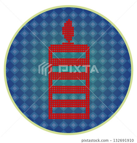 thick Christmas candle decorations 132691910