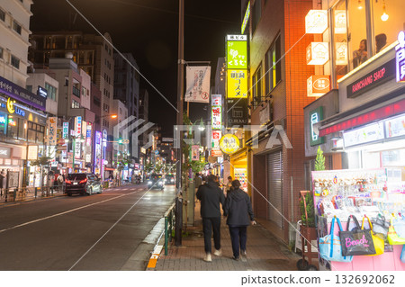 Tokyo: Streets of Shin-Okubo Korean Town 132692062