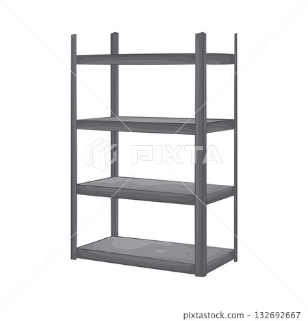 Illustration of rack Illustration of rack 132692667