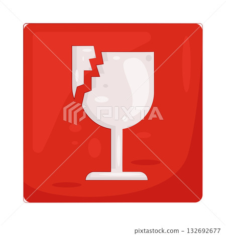 Illustration of fragile Illustration of fragile 132692677