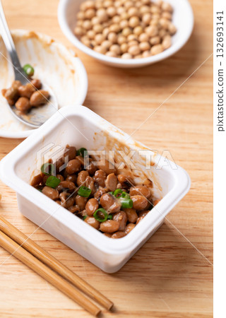Natto (Fermented soybean), Traditional Japanese food, Healthy eating for gut health Natto (Fermented soybean), Traditional Japanese food, Healthy eating for gut health 132693141