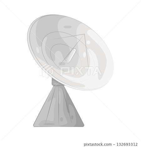 Illustration of satellite dish Illustration of satellite dish 132693312