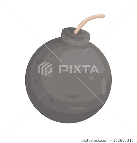 Illustration of bomb 132693315