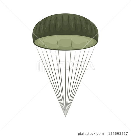 Illustration of parachute 132693317