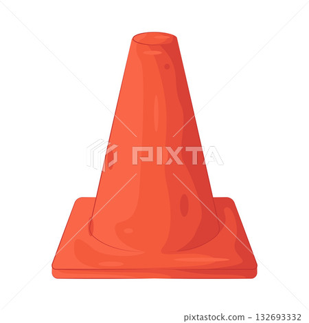 Illustration of traffic cone Illustration of traffic cone 132693332