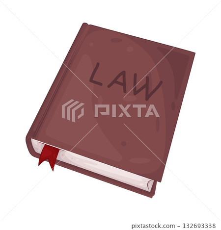 Illustration of law book Illustration of law book 132693338