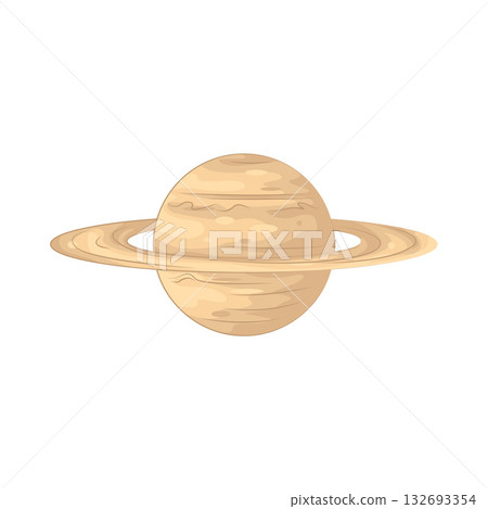 Illustration of Saturn 132693354
