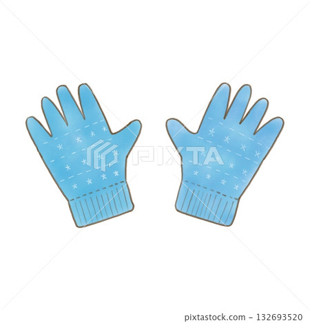 手套的例證 132693520