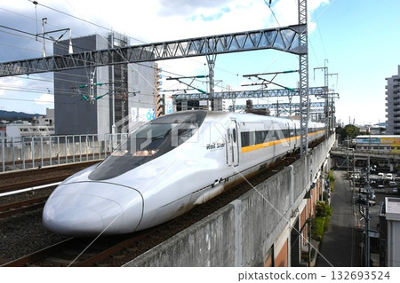 700 series Kodama No. 847 heading for Hakata on the Sanyo Shinkansen 132693524