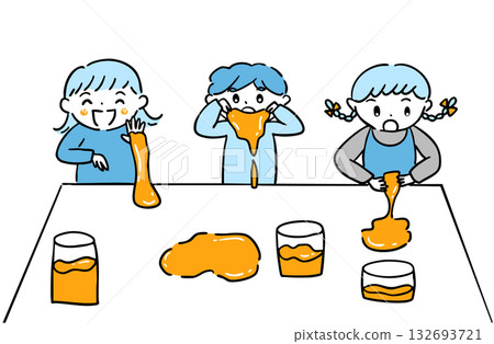 孩子們玩史萊姆 132693721