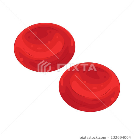 Illustration of red blood cell Illustration of red blood cell 132694004