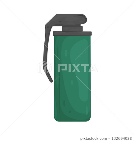 Illustration of tear gas 132694028