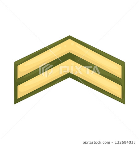Illustration of military rank 132694035