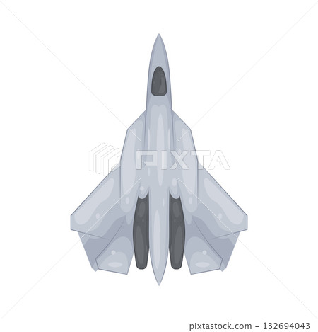 Illustration of fighter jet 132694043