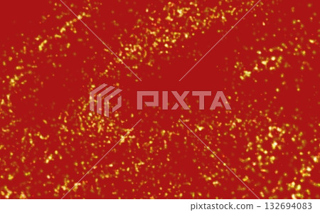 Background material with gold glitter on a red background (highlighted version) 132694083