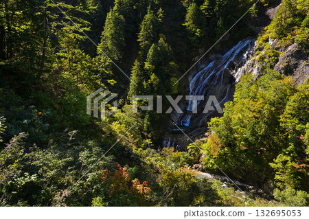 錦秋白山白川鄉白色道路 錦秋白山白川鄉白色道路 132695053