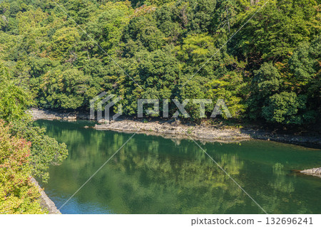 Uji River scenery Uji City, Kyoto Prefecture 132696241