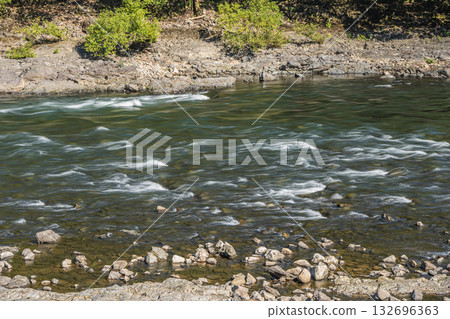 Uji River scenery Uji City, Kyoto Prefecture 132696363