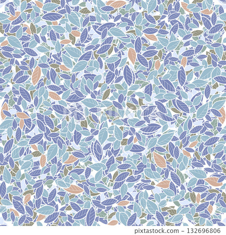 Flower pattern. Seamless colored ornament. Graphic vector background 132696806