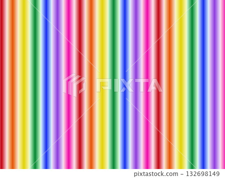 Vertical straight lines in gradient rainbow colors, geometric pattern for background or wallpaper Vertical straight lines in gradient rainbow colors, geometric pattern for background or wallpaper 132698149