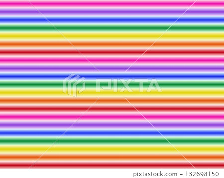 Horizontal straight lines in gradient rainbow colors, geometric pattern for background or wallpaper Horizontal straight lines in gradient rainbow colors, geometric pattern for background or wallpaper 132698150