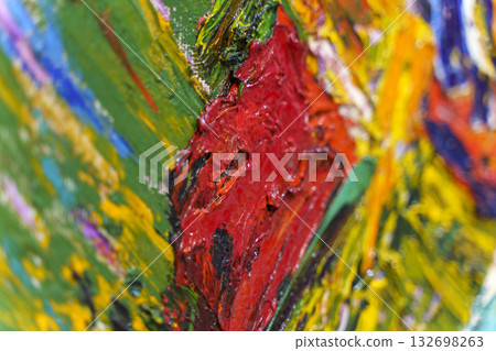 Colorful Paint Strokes art background Colorful Paint Strokes art background 132698263