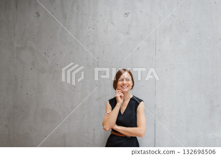 A portrait of young businesswoman. 132698506