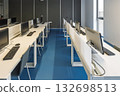 Minimalist corporate workspace with modern details. 132698513