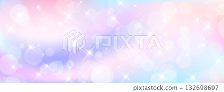 Sparkling magic unicorn background with sparkles 132698697