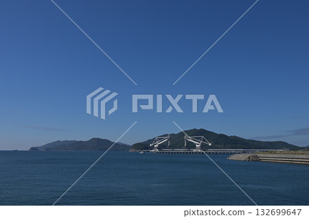 The deepest public pier in Japan② (Kudamatsu City, Yamaguchi Prefecture) 132699647