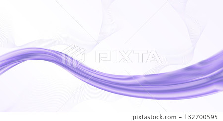 purple wavy line on white background, Luxury Design background 132700595