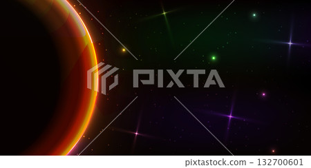 solar eclipse background with outer space concept solar eclipse background with outer space concept 132700601