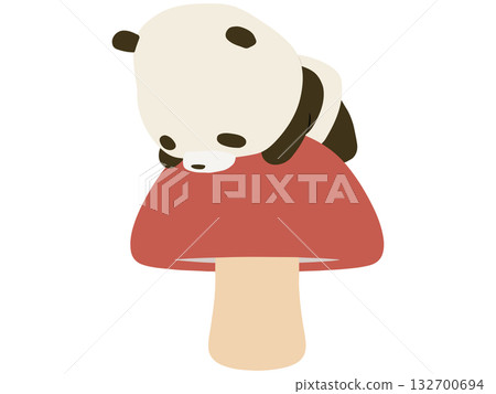 Mushroom and Panda Mushroom and Panda 132700694
