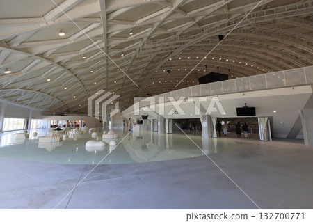 The interaction area on the second floor of the main arena at Anabuki Arena Kagawa 132700771