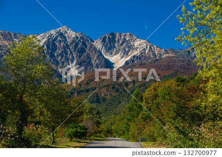 Mount Hakuba and Mount Shakushi 132700977
