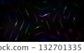 Colorful shape patterns creating a vibrant cosmic background in a dark space design 132701335